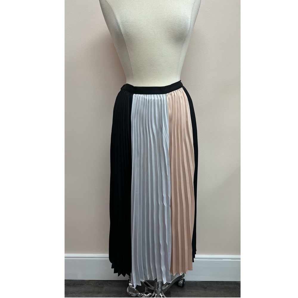 BCBGMAXAZRIA Color Block Maxi Skirt